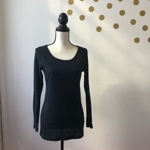 Mossimo Black Long Sleeved Shirt